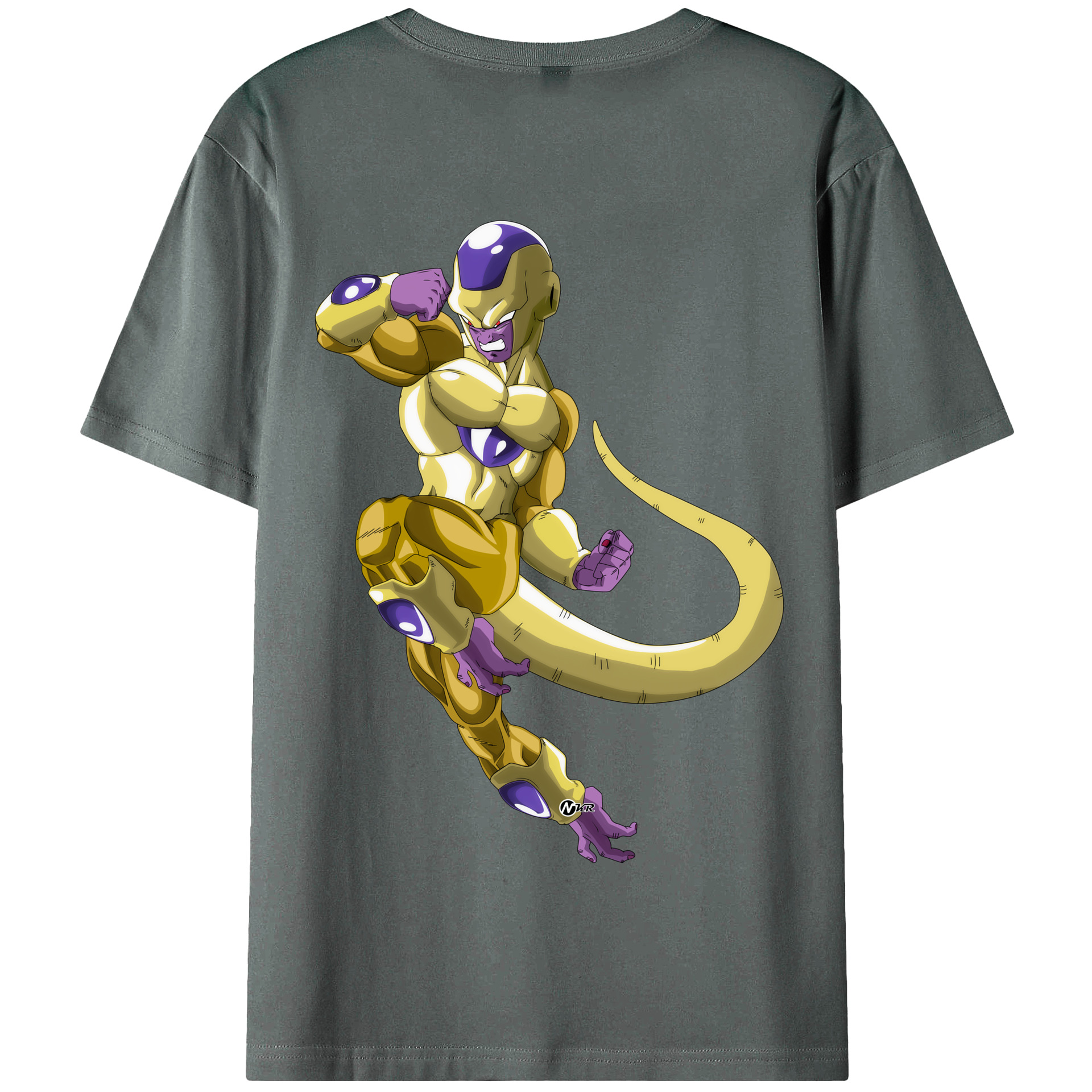 （画像用） ドラゴンボール フリーザ DRAGON BALL Frieza 綿100％半袖Tシャツ（背面プリント）
